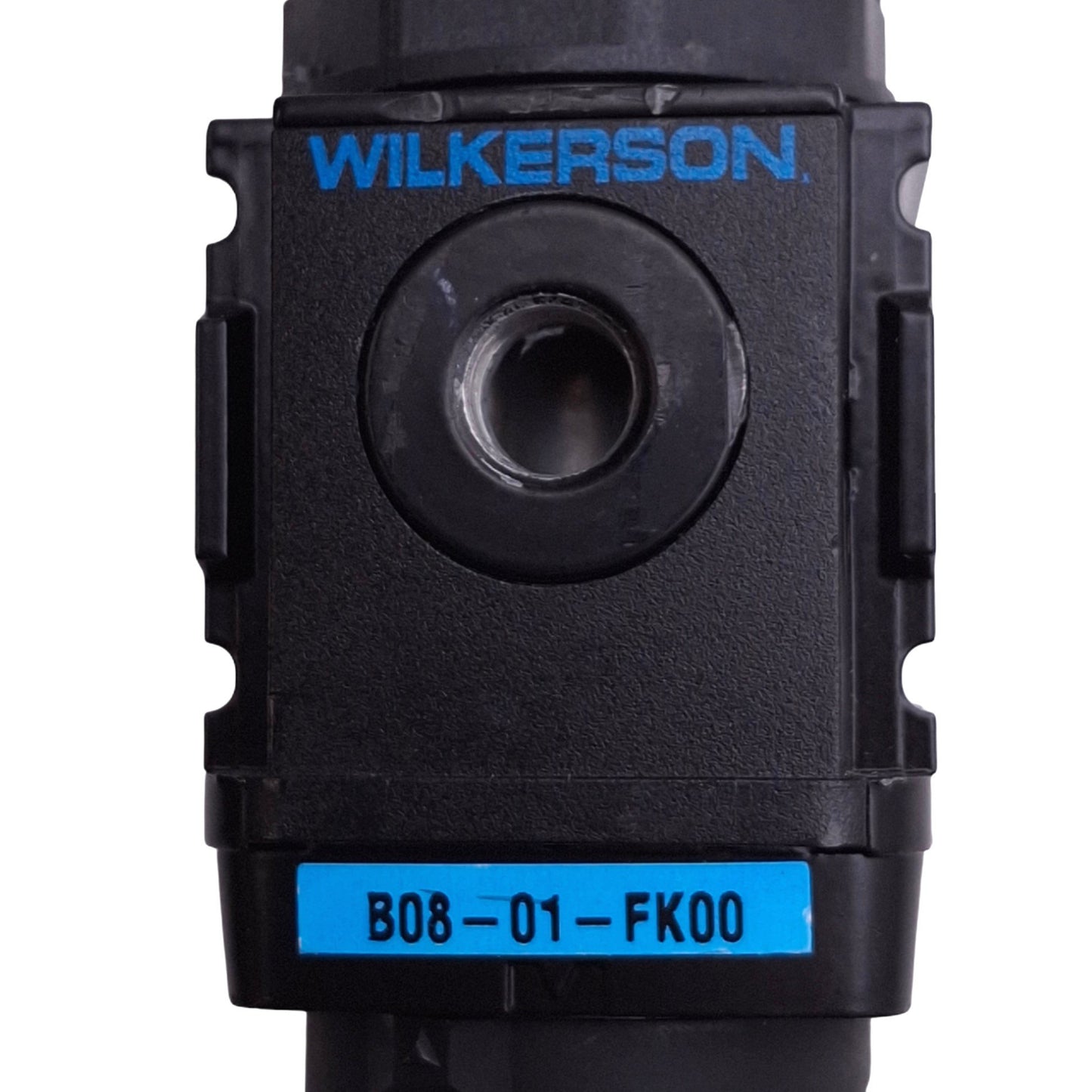 Used Wilkerson B08-01-FK00 Filter Regulator, 0-125psi Set, 150psi Max, 1/8in NPT