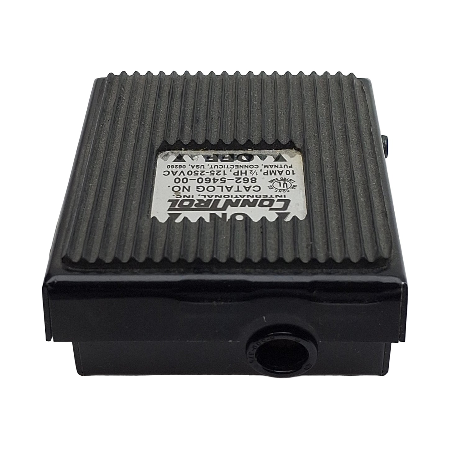 Used Conntrol 862-5460-00 Ergonomic Light Duty Foot Switch, 10A 1/2HP 125-250VAC