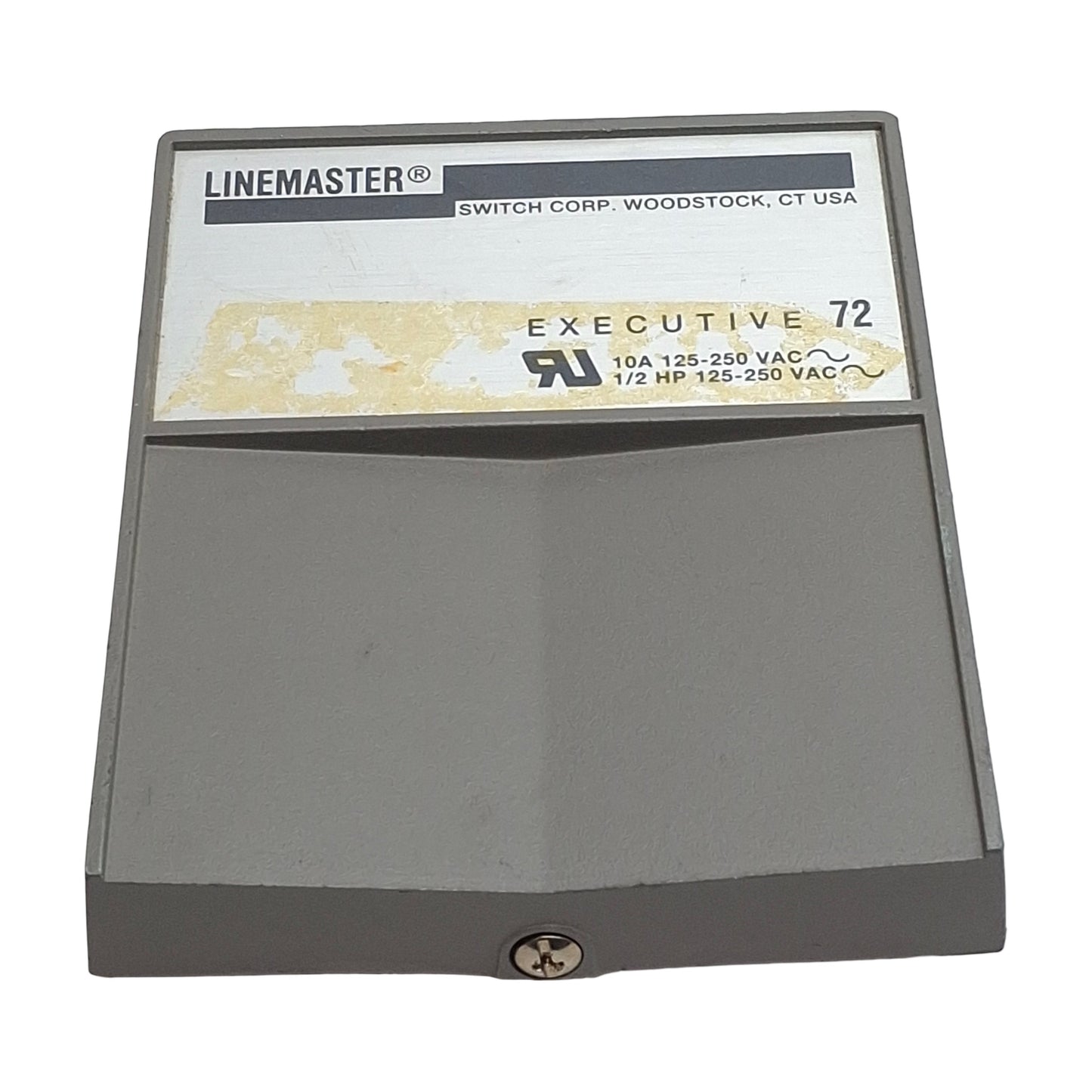 Used Linemaster Executive 72 Momentary Foot Pedal Switch, SPDT, 10A 125-250VAC