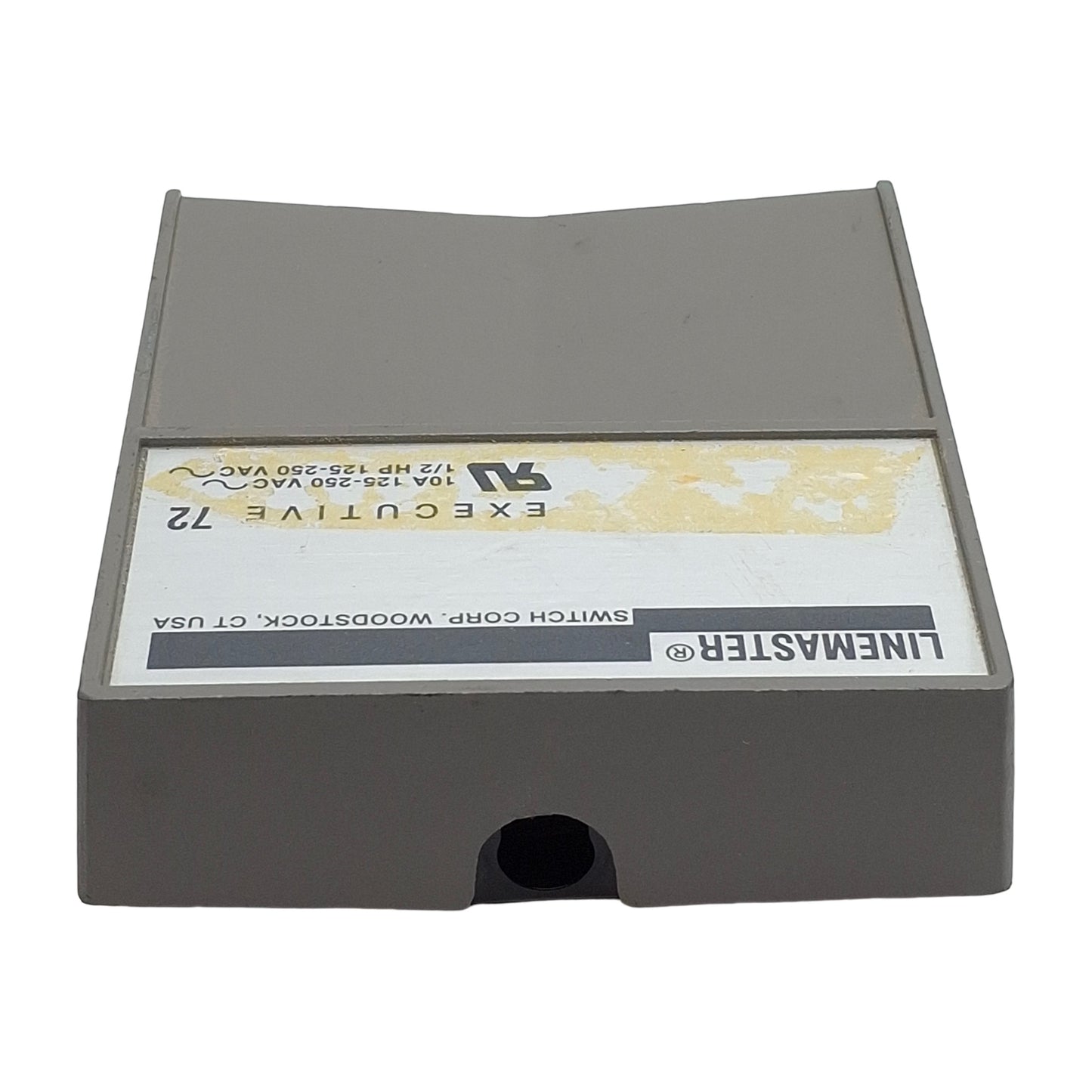 Used Linemaster Executive 72 Momentary Foot Pedal Switch, SPDT, 10A 125-250VAC