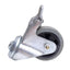 Used Lot of 3 Blickle LKRA-VPP 80K-FISG Swivel Casters, ø80mm x 25mm Wheel, Synthetic