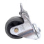 Used Lot of 3 Blickle LKRA-VPP 80K-FISG Swivel Casters, ø80mm x 25mm Wheel, Synthetic
