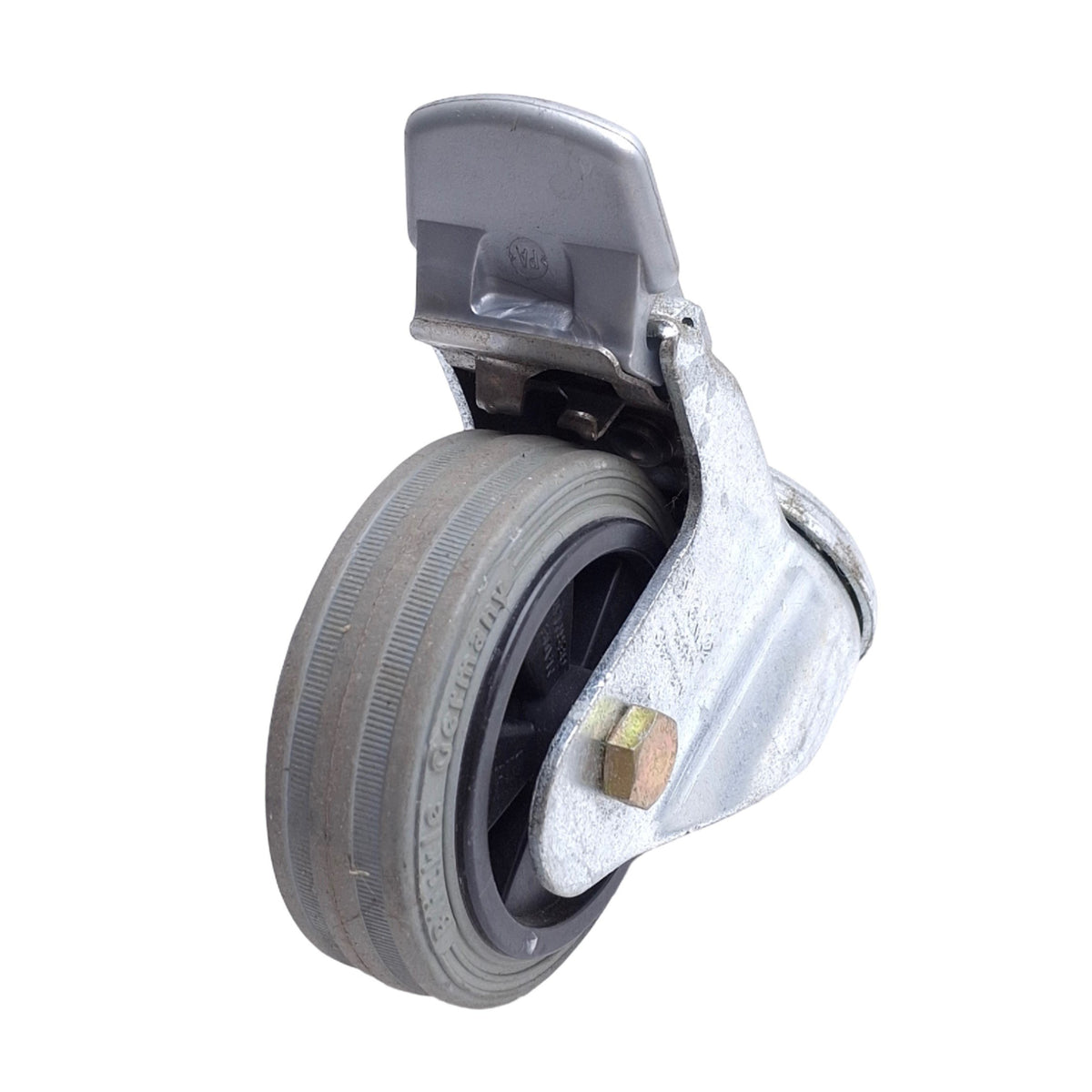 Used Lot of 3 Blickle LKRA-VPP 80K-FISG Swivel Casters, ø80mm x 25mm Wheel, Synthetic