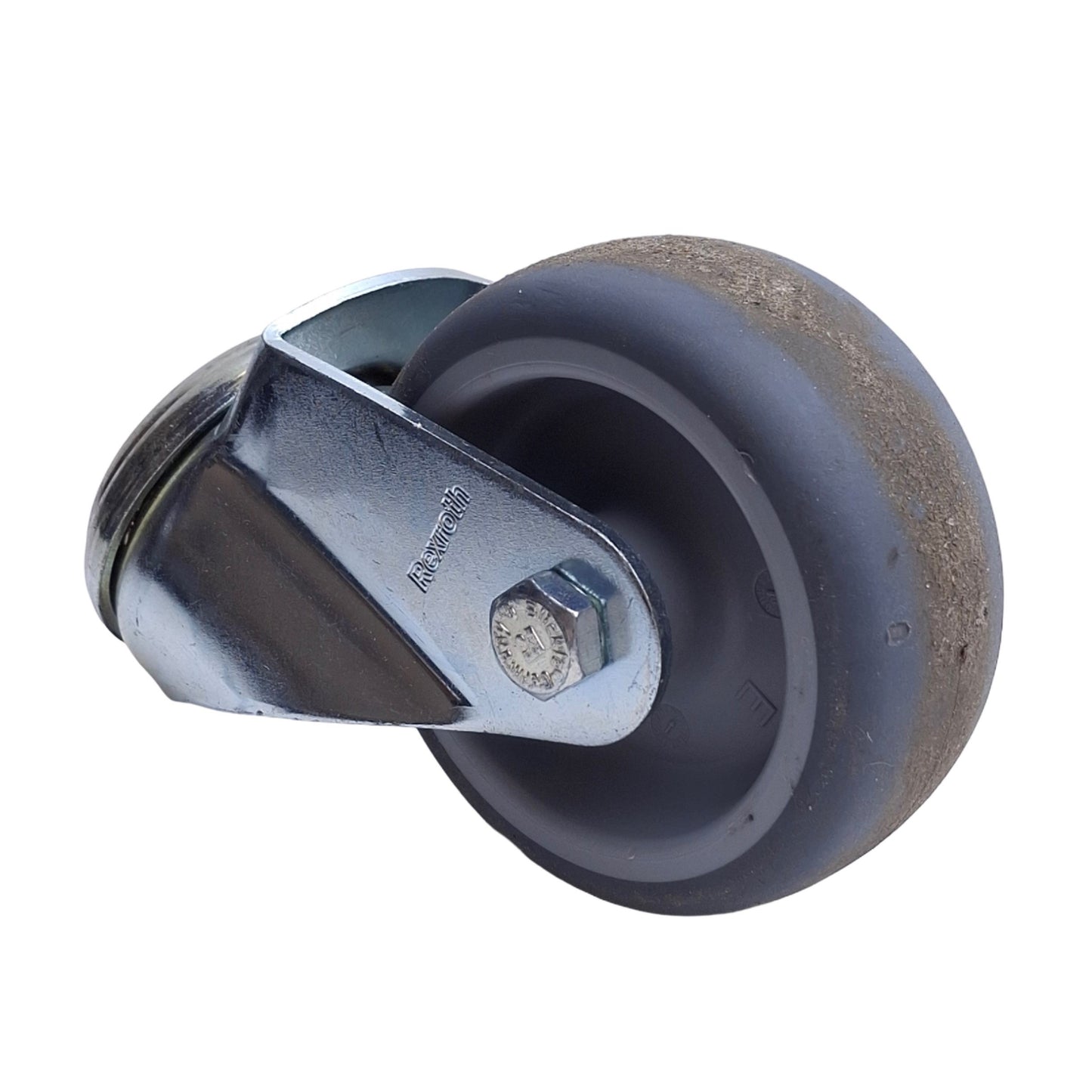 Used Lot of 4 Bosch Rexroth 3842541234 Swivel Caster, Slot 10, ø80mm, 108mm Height