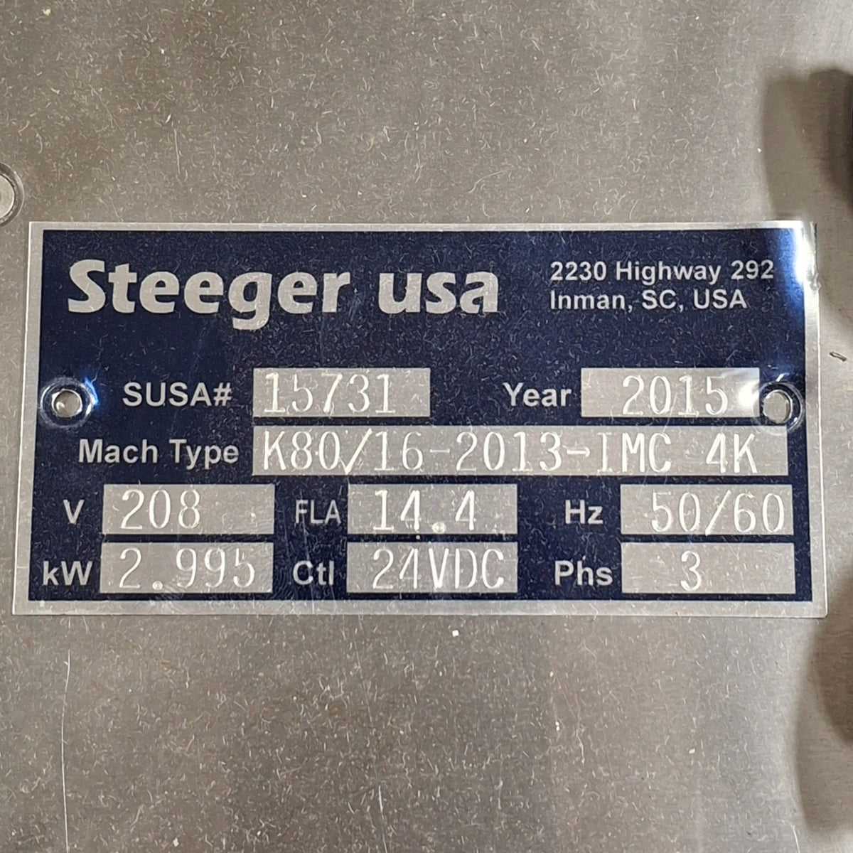 Used Steeger 16 Carrier Gear Plate Assembly For K80/16-2013-IMC 4K Braiding Machine