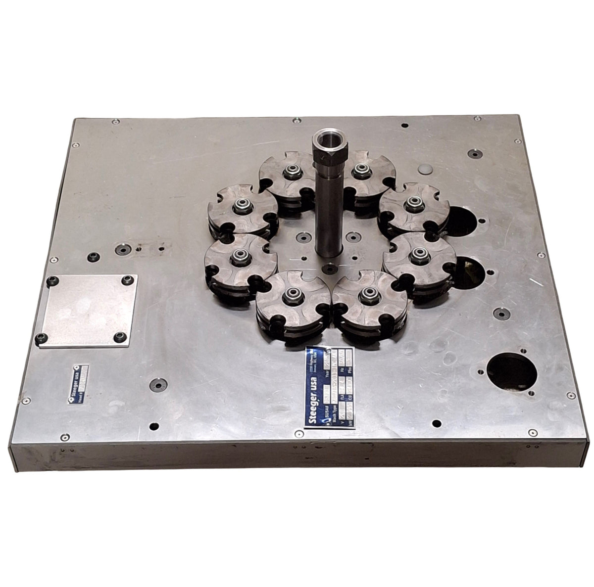 Used Steeger 16 Carrier Gear Plate Assembly For K80/16-2013-IMC 4K Braiding Machine