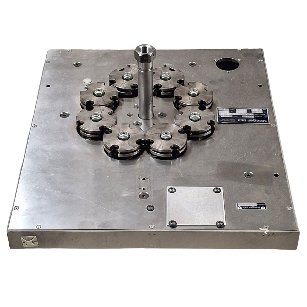 Used Steeger 16 Carrier Gear Plate Assembly For K80/16-2013-IMC 4K Braiding Machine