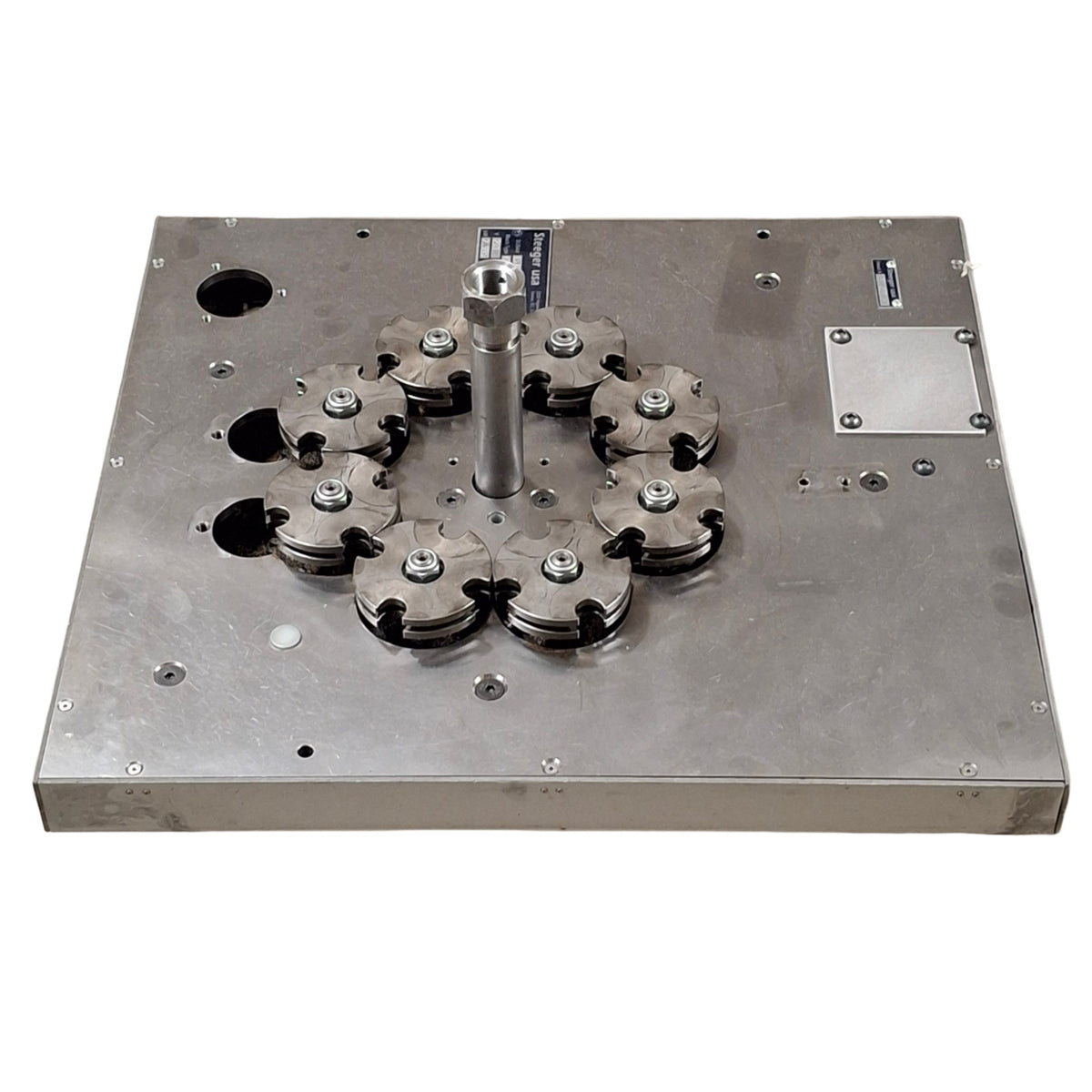 Used Steeger 16 Carrier Gear Plate Assembly For K80/16-2013-IMC 4K Braiding Machine