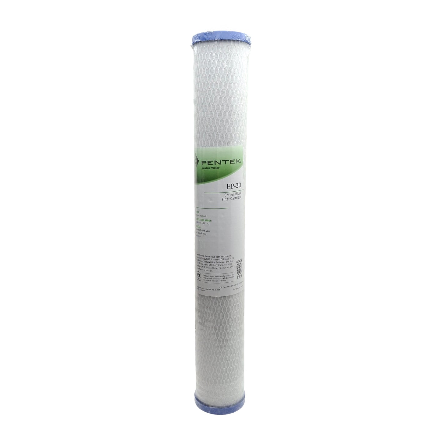 New – Open box Pentair 155529-43 EP-20 Pentek Carbon Block Filter Cartridge, 5µm, ø2.89" x 20"