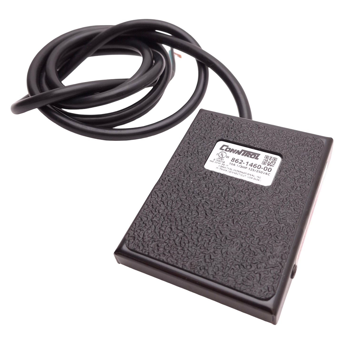 Used Conntrol 862-1460-00 Momentary Light Duty Foot Switch 125-250VAC, 10A, 1/3HP