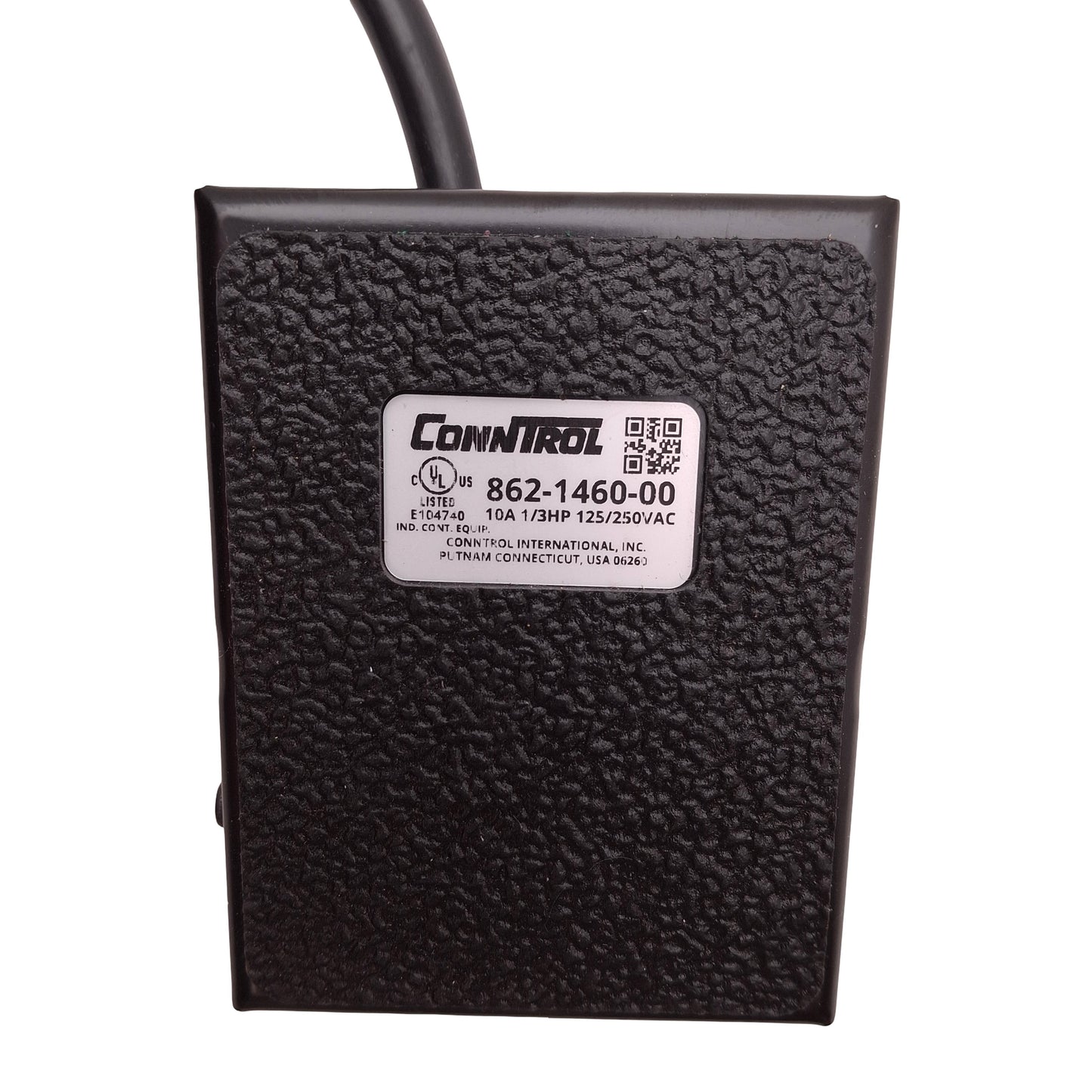 Used Conntrol 862-1460-00 Momentary Light Duty Foot Switch 125-250VAC, 10A, 1/3HP