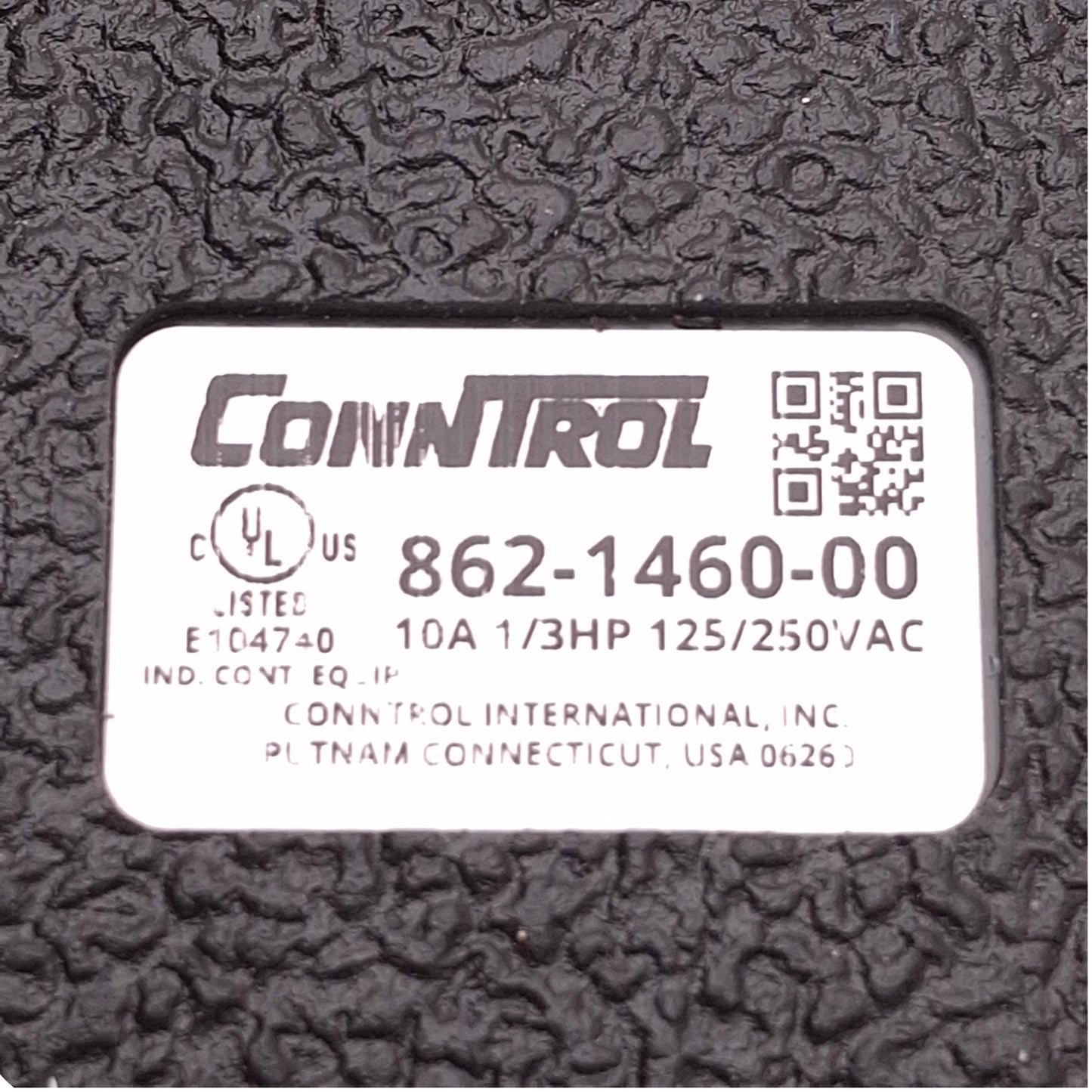 Used Conntrol 862-1460-00 Momentary Light Duty Foot Switch 125-250VAC, 10A, 1/3HP