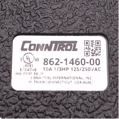 Used Conntrol 862-1460-00 Momentary Light Duty Foot Switch 125-250VAC, 10A, 1/3HP
