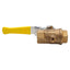 Used Rubinetterie Bresciane 511L Exhaust Brass Ball Valve, DN10, 200psi, 1/4in NPT