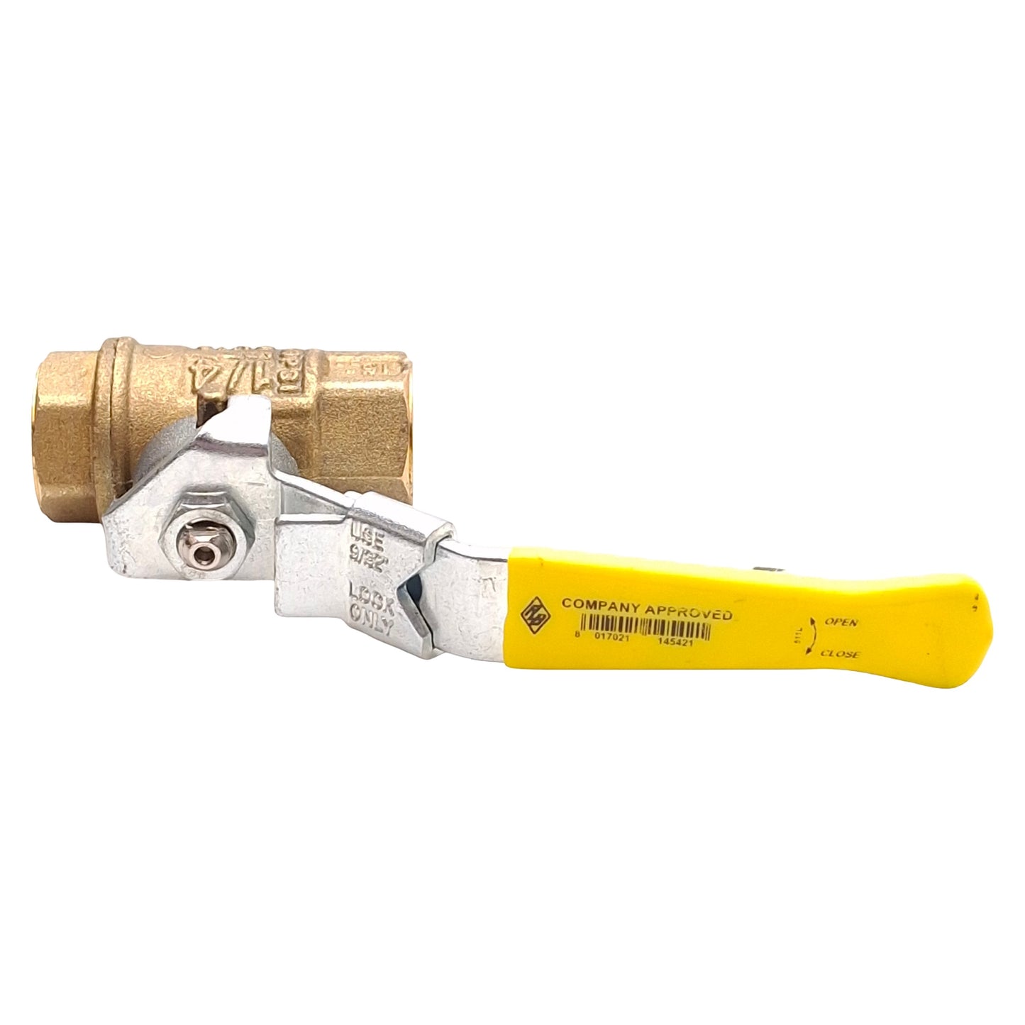Used Rubinetterie Bresciane 511L Exhaust Brass Ball Valve, DN10, 200psi, 1/4in NPT