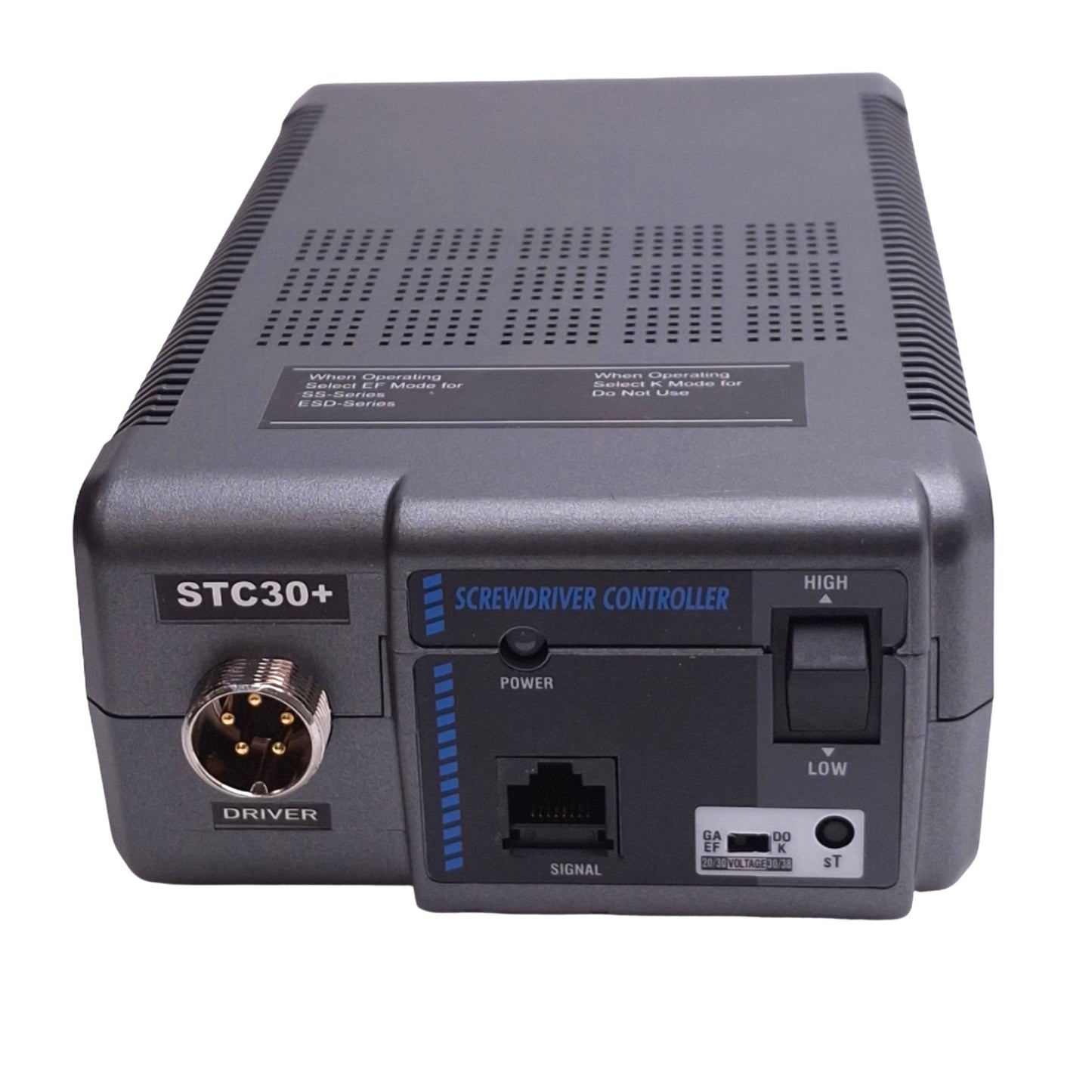 Used Mountz STC30+ Screwdriver Controller PSU, 120VAC In, 20/30/38VDC Out, 95W Max