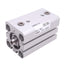 New SMC RDQB20-30 Compact Pneumatic Cylinder, ø20mm Bore, 30mm Stroke, M5, 1.0MPa