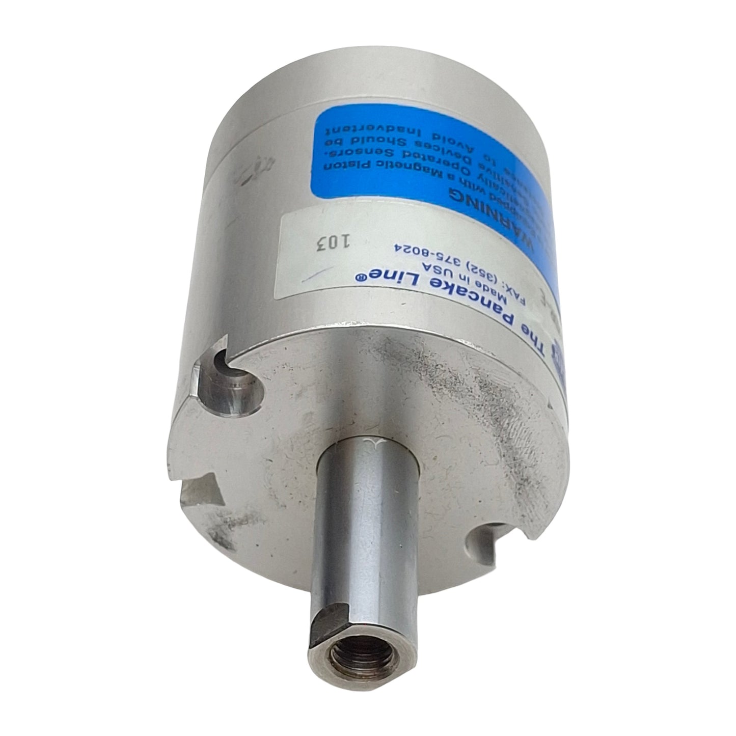 Used Fabco-Air E-121-XDR-E Pneumatic Cylinder, ø1-1/8in Bore, 1in Stroke, 1/8in NPT