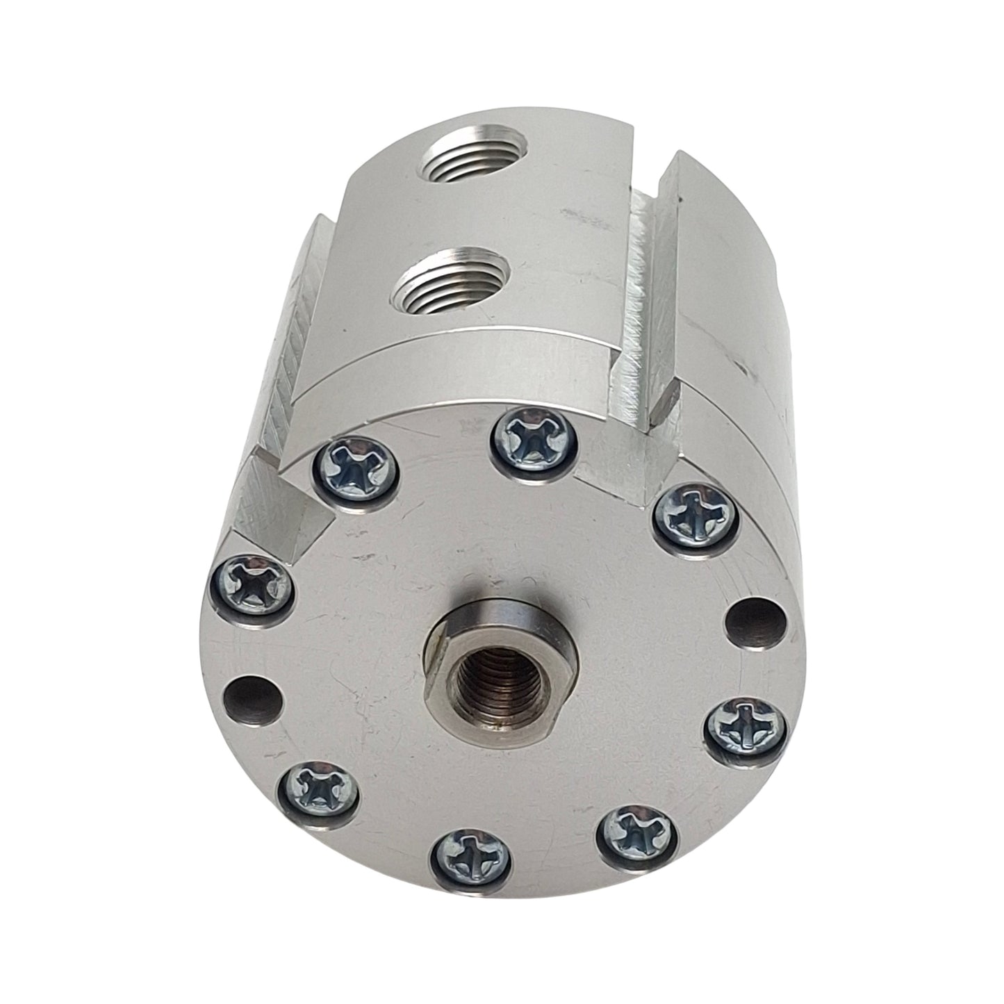 Used Fabco-Air E-121-XDR-E Pneumatic Cylinder, ø1-1/8in Bore, 1in Stroke, 1/8in NPT