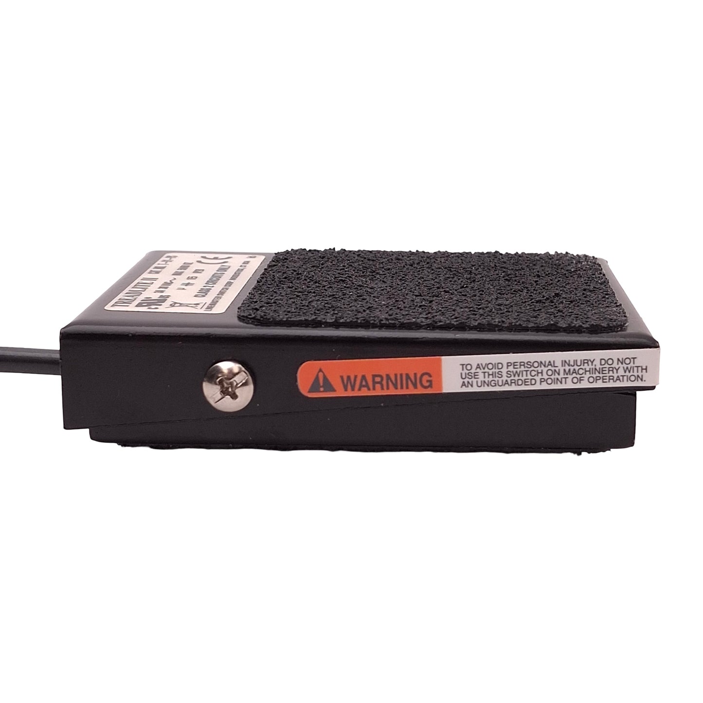 Used Linemaster T-91-PS Momentary Foot Pedal Switch SPDT, 30VAC, 3A, Flying Leads