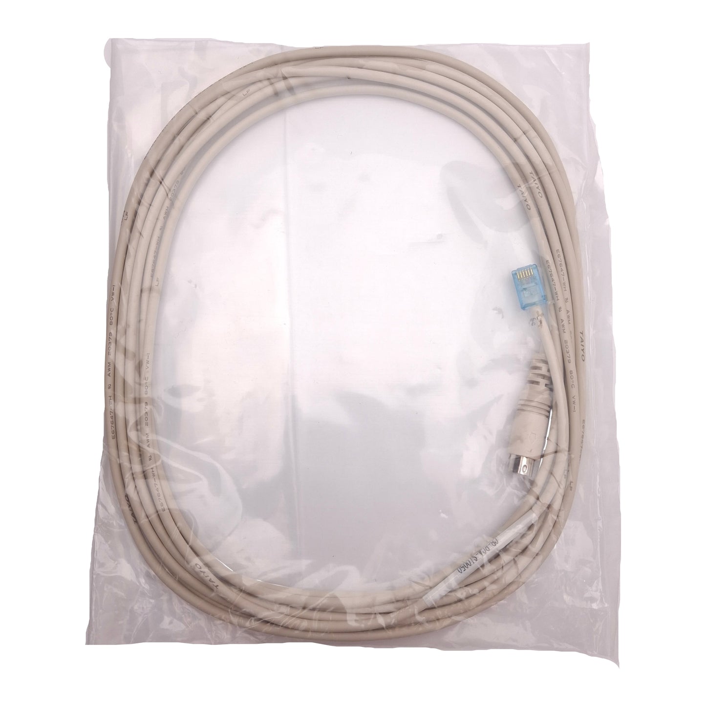 New IAI CB-RCA-SIO050 Robo Cylinder Communication Cable, 8-Pin Mini-DIN to RJ12, 5m