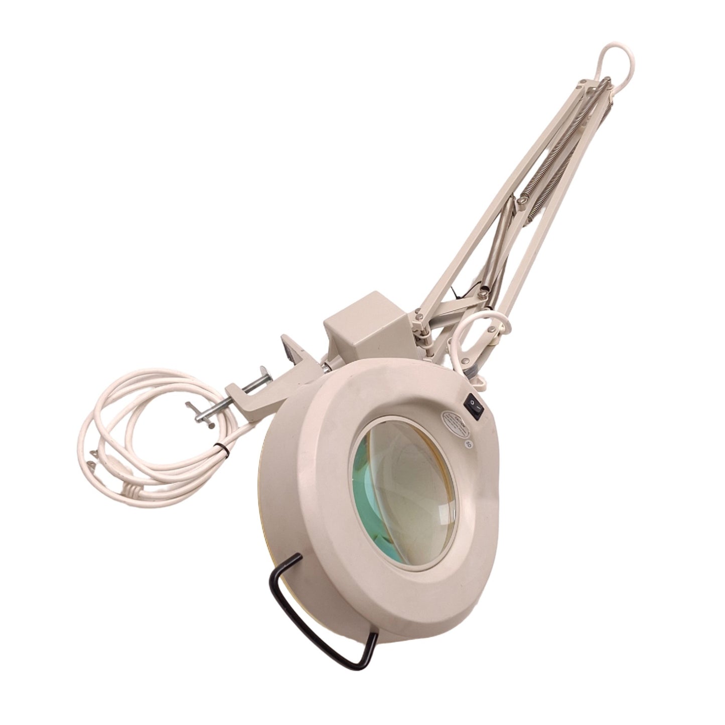 Used Luxo SL-114 IFM Magnifier, 45" Arm, 22W Fluorescent, 120VAC, w/ 5 Diopter Lens