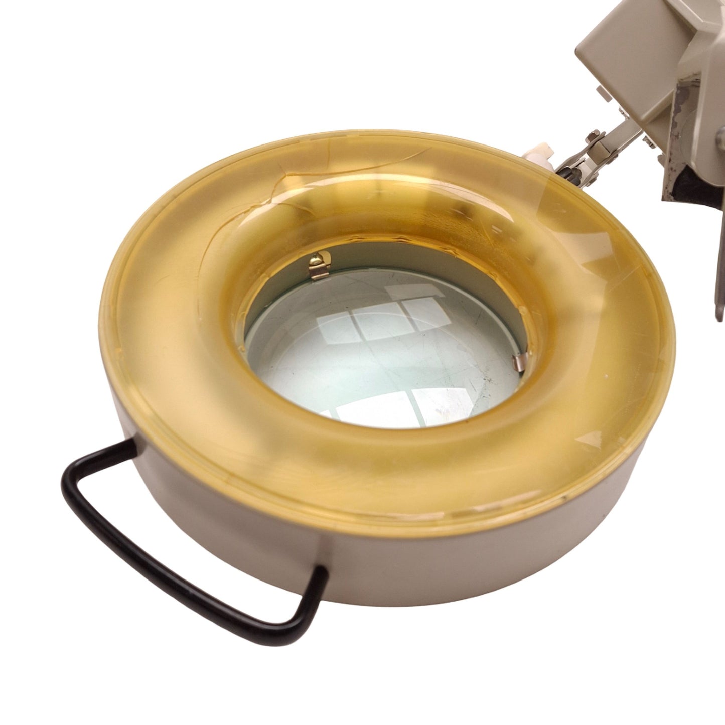 Used Luxo SL-114 IFM Magnifier, 45" Arm, 22W Fluorescent, 120VAC, w/ 5 Diopter Lens