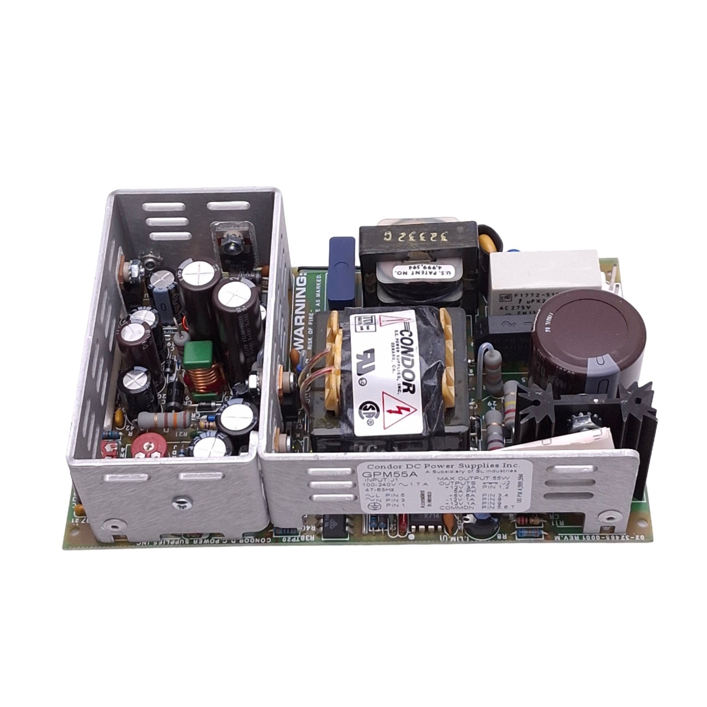 New Condor GPM55A Power Supply, 100-240VAC In, +-12VDC/5VDC 1-6A Out, 55W Max