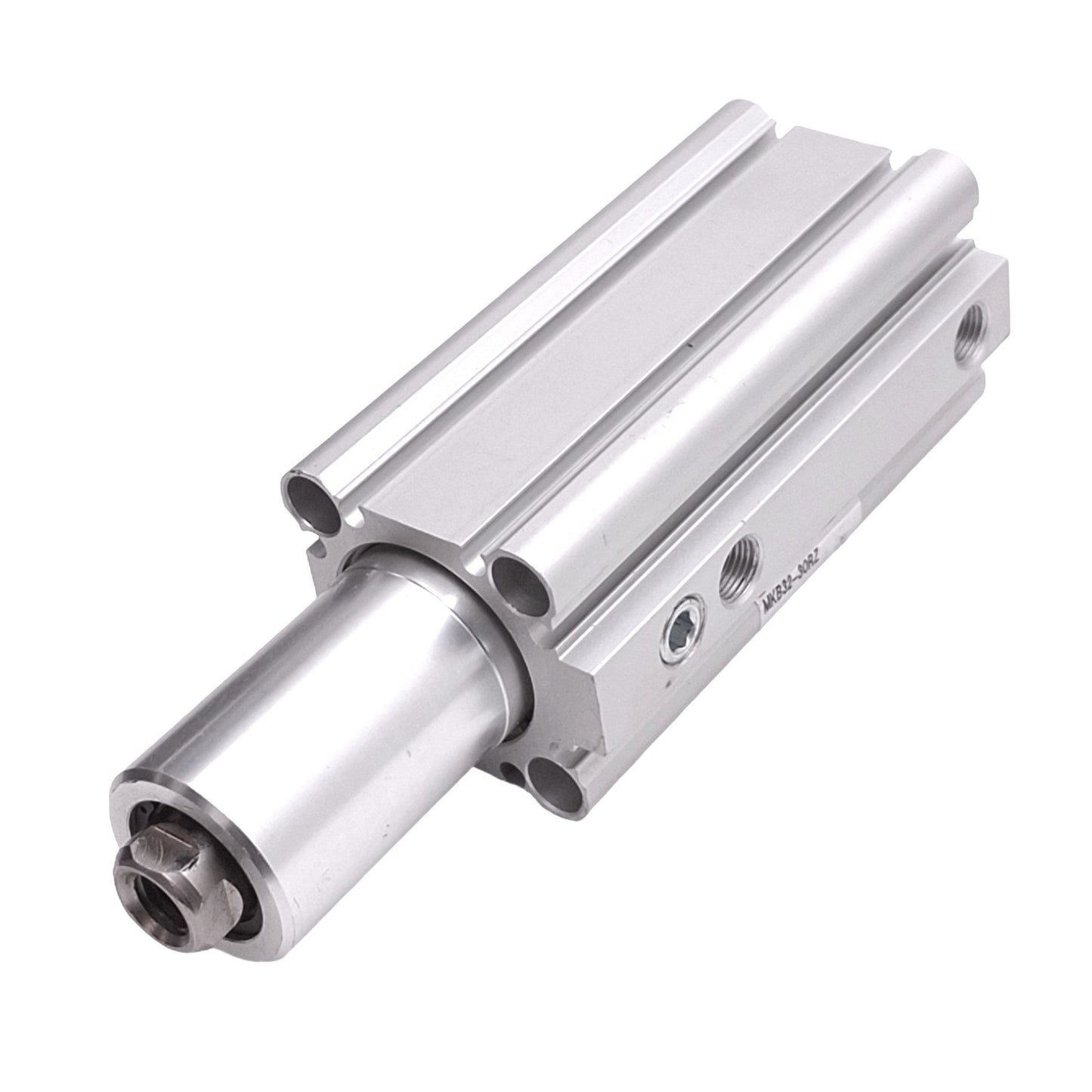 Used SMC MKB32-30RZ Rotary Clamp Cylinder, ø32mm Bore, 30mm Stroke, 1.0MPa Max