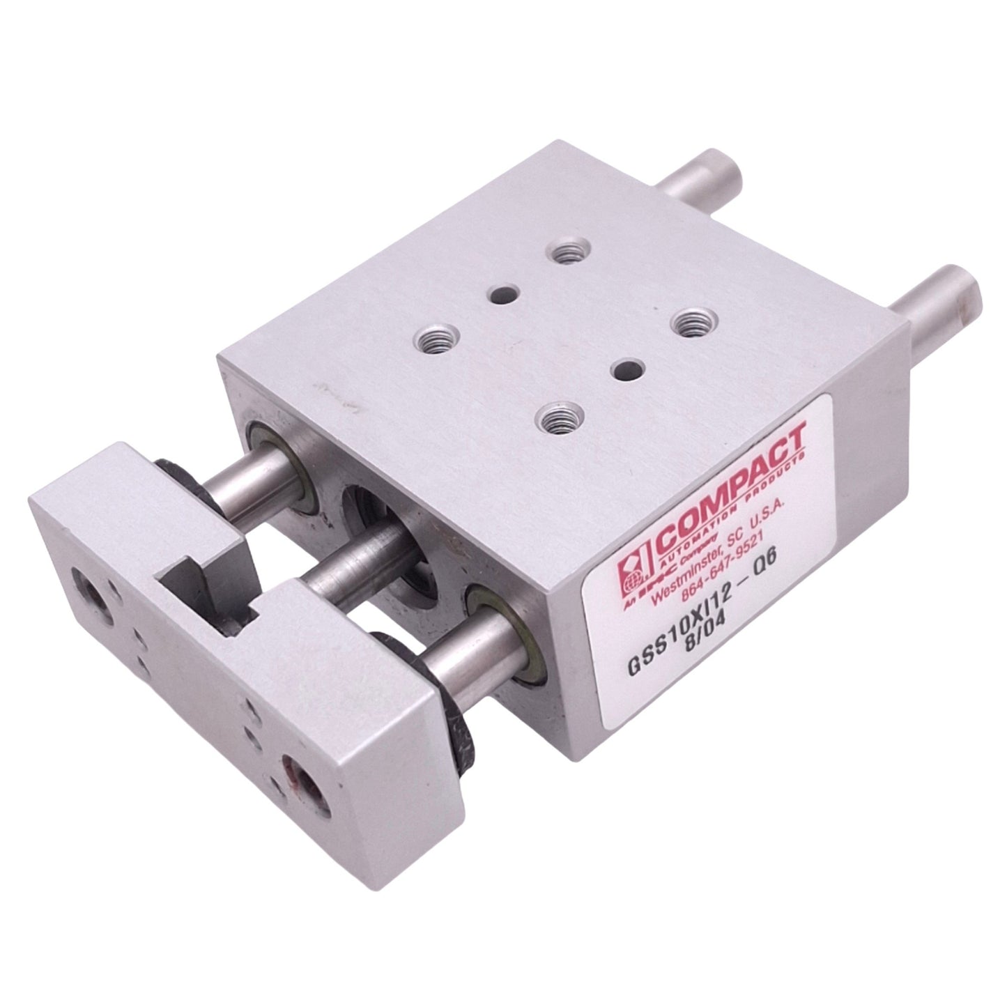 Used Compact Automation GSS10XI12-Q6 Pneumatic Cylinder, ø10mm, 12mm Stroke, 125psi