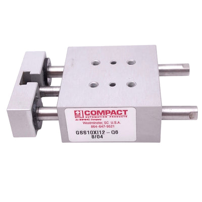 Used Compact Automation GSS10XI12-Q6 Pneumatic Cylinder, ø10mm, 12mm Stroke, 125psi