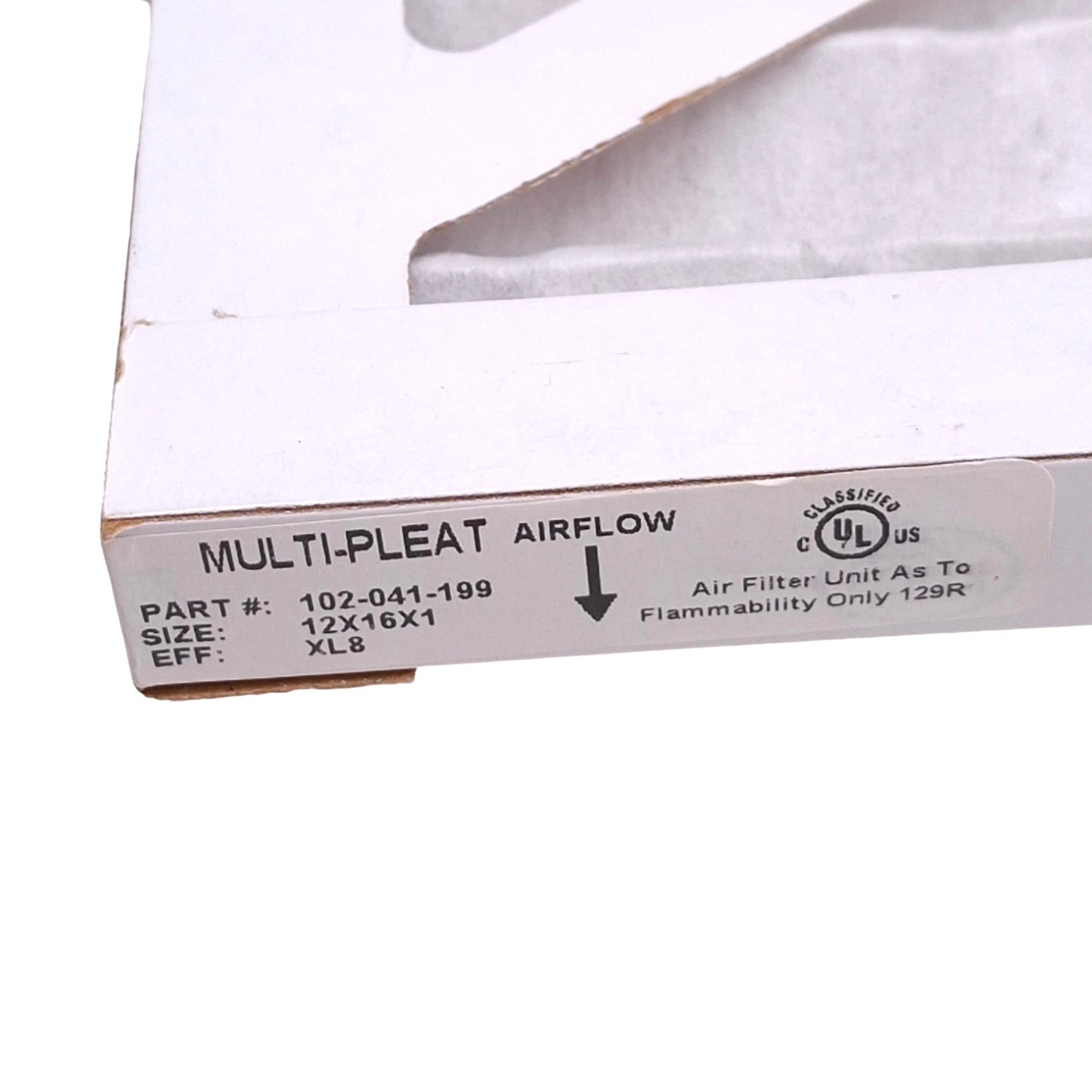 New Lot of 3 Koch Filters 102-041-199 Multi-Pleat Filter Panels, 12"x16"x1", MERV 8