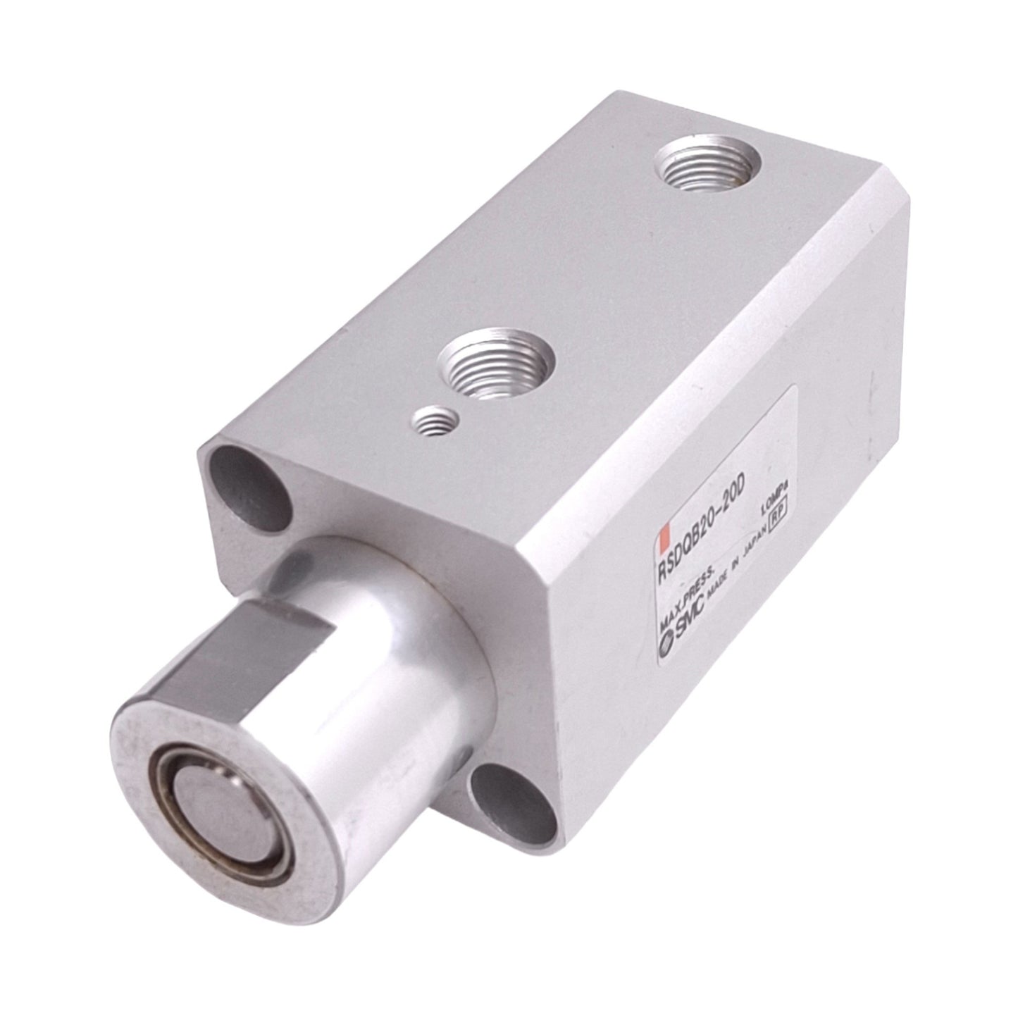 New SMC RSDQB20-20D Pneumatic Stopper Cylinder, 20mm Bore, 20mm Stroke, 1.0MPa Max