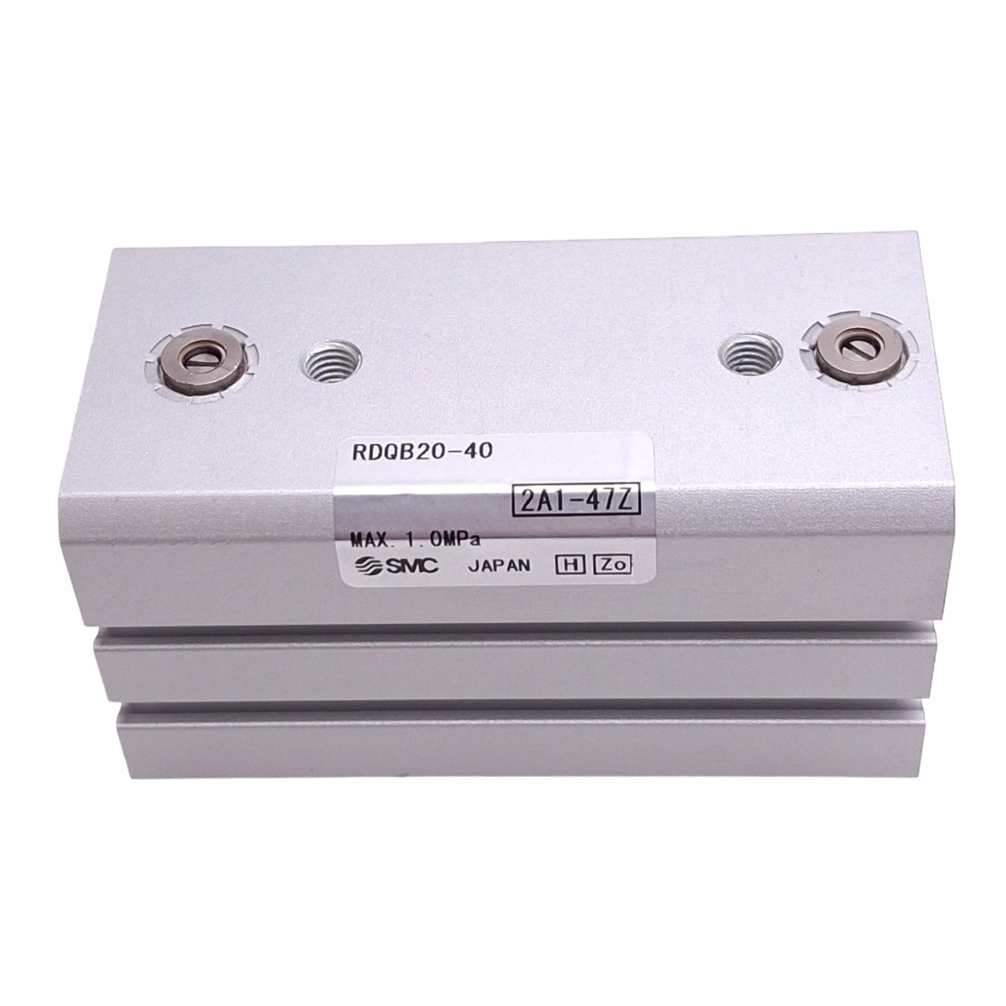 New SMC RDQB20-40 Compact Pneumatic Cylinder, ø20mm Bore, 40mm Stroke, M5, 1.0MPa