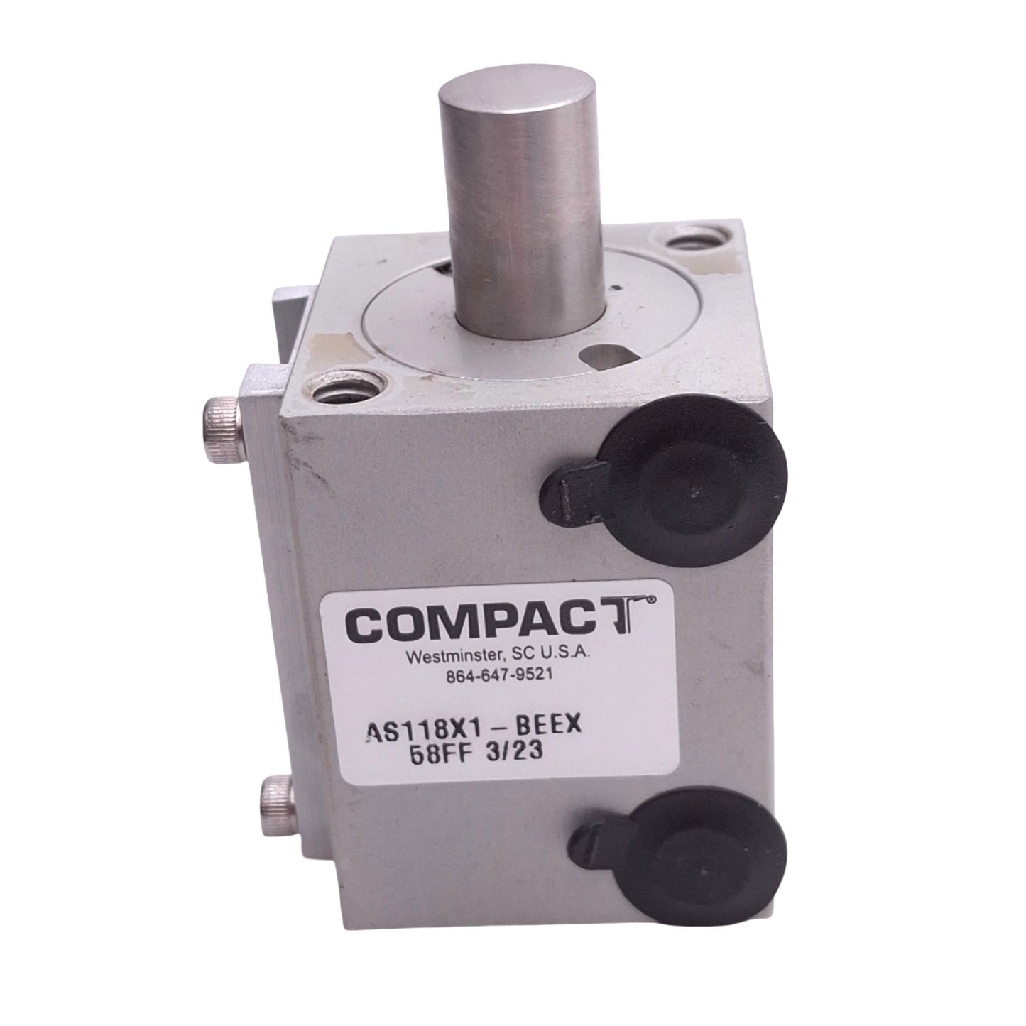 Used Compact Automation AS118X1-BEEX 58FF Pneumatic Cylinder, ø1-1/8" Bore, 1" Stroke