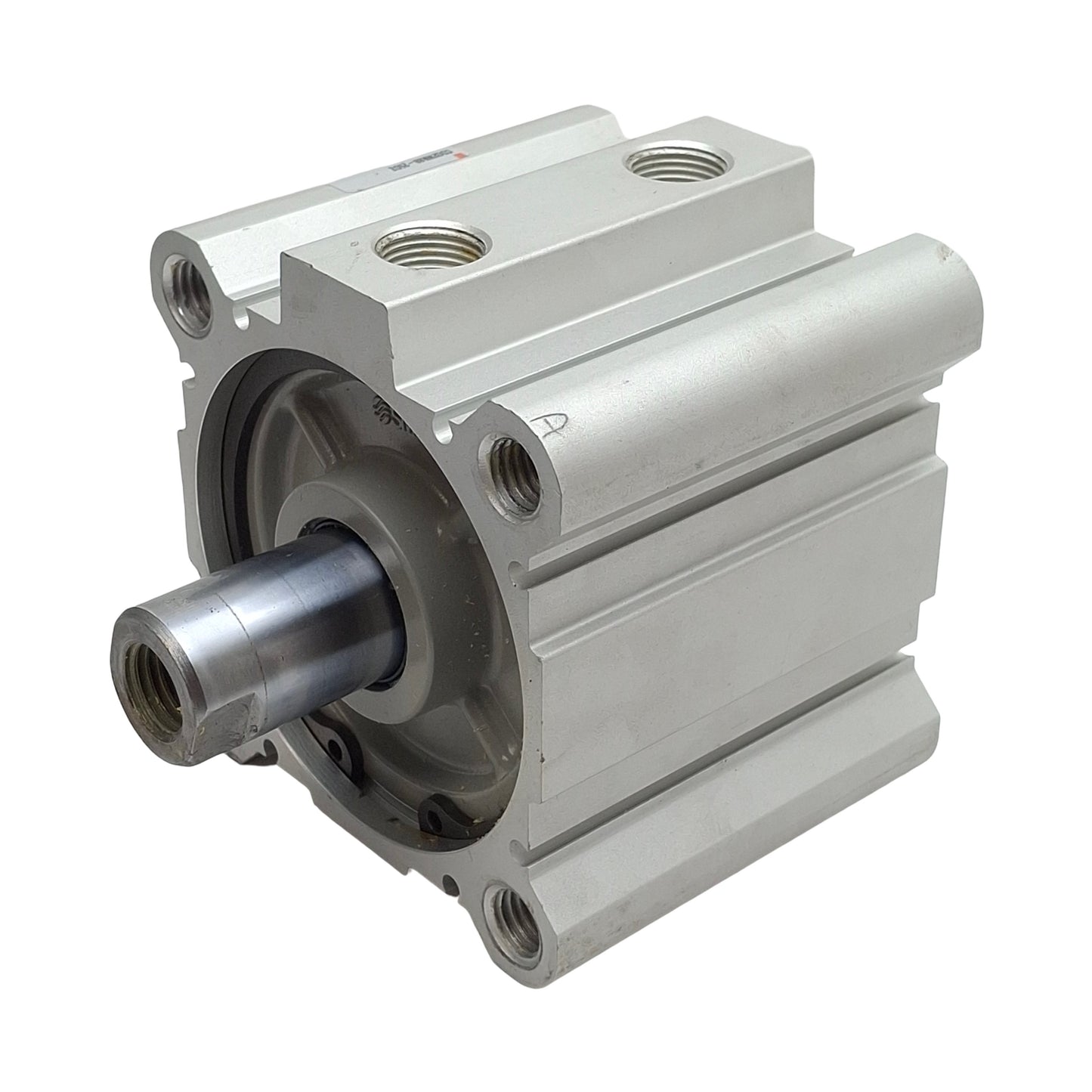 Used SMC CDQ2WA80-25DZ Compact Cylinder, ø80mm Bore, 25mm Stroke, Rc3/8, 145psi