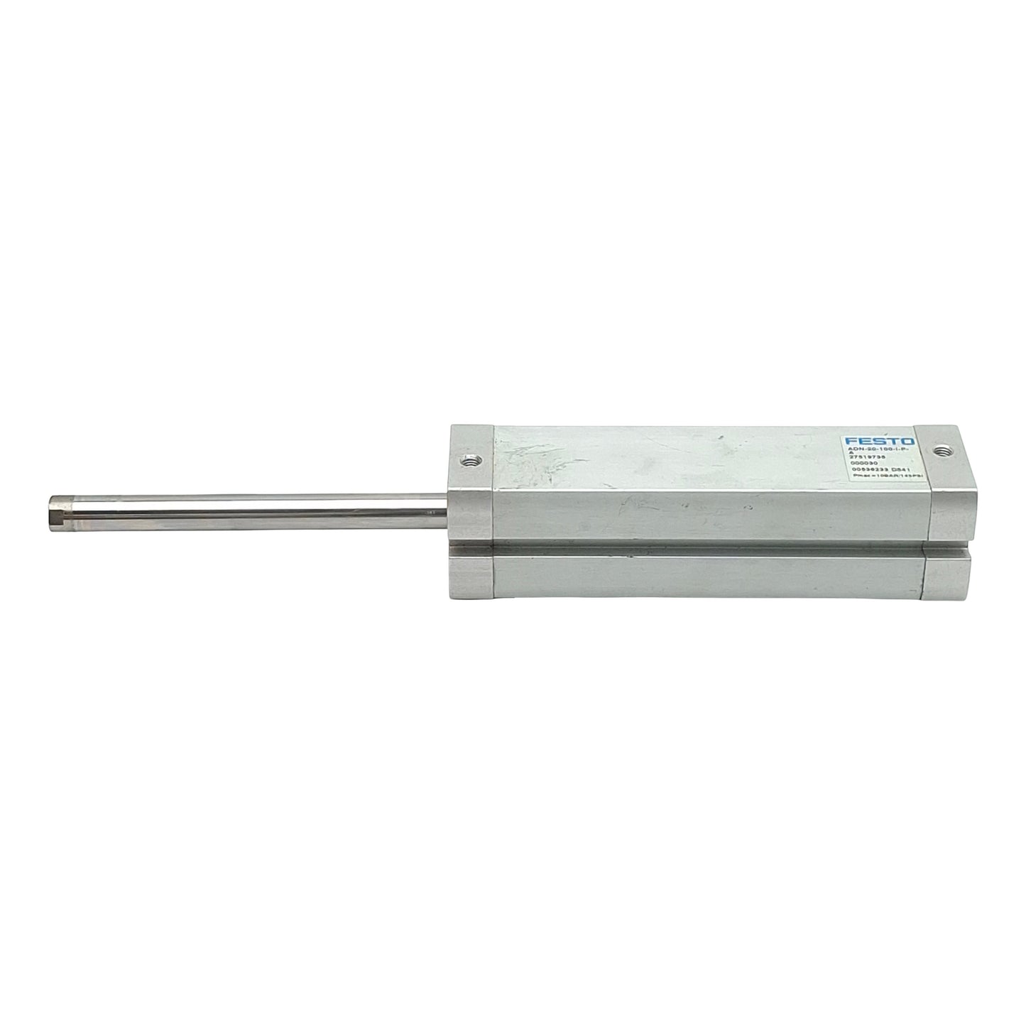 Used Festo ADN-20-100-I-P-A Compact Cylinder, ø20mm Bore, 100mm Stroke, 10bar, M5