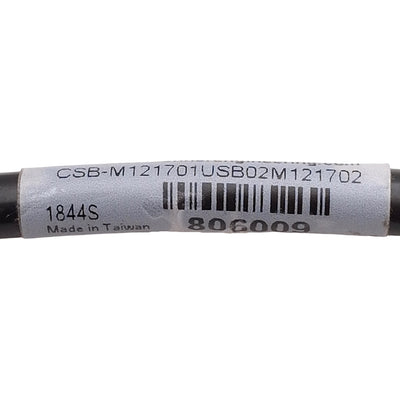 Used Banner CSB-M121701USB02M121702 M12 Splitter Cable, M12 17-Pin, USB-A, 1.0m
