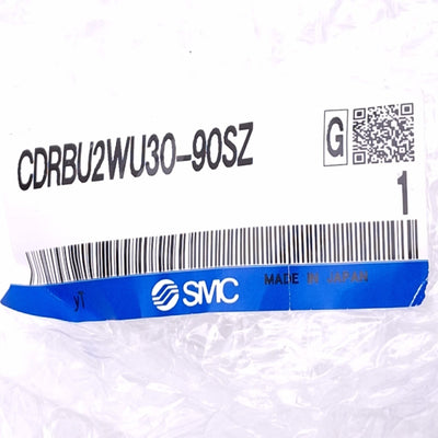 New SMC CDRBU2WU30-90SZ Pneumatic Rotary Actuator, 90°, 3.7Nm, M5, 1.0MPa Max