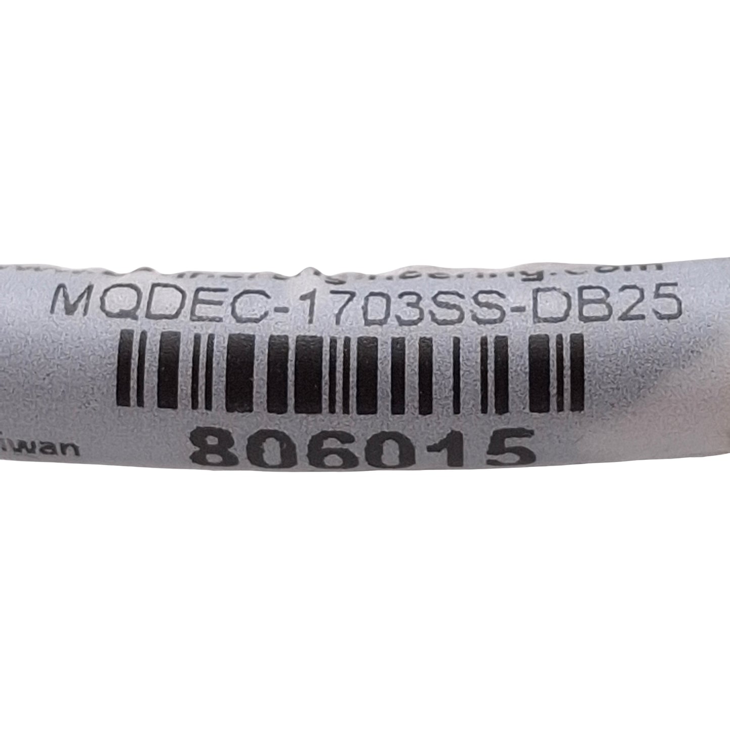 Used Banner MQDEC-1703SS-DB25 Cordset, M12 17-Pin Female to D-Sub 25-Pin Male, 1.0m