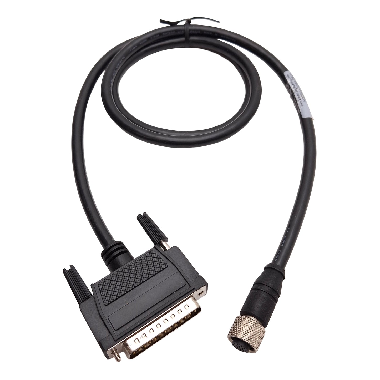 Used Banner MQDEC-1703SS-DB25 Cordset, M12 17-Pin Female to D-Sub 25-Pin Male, 1.0m