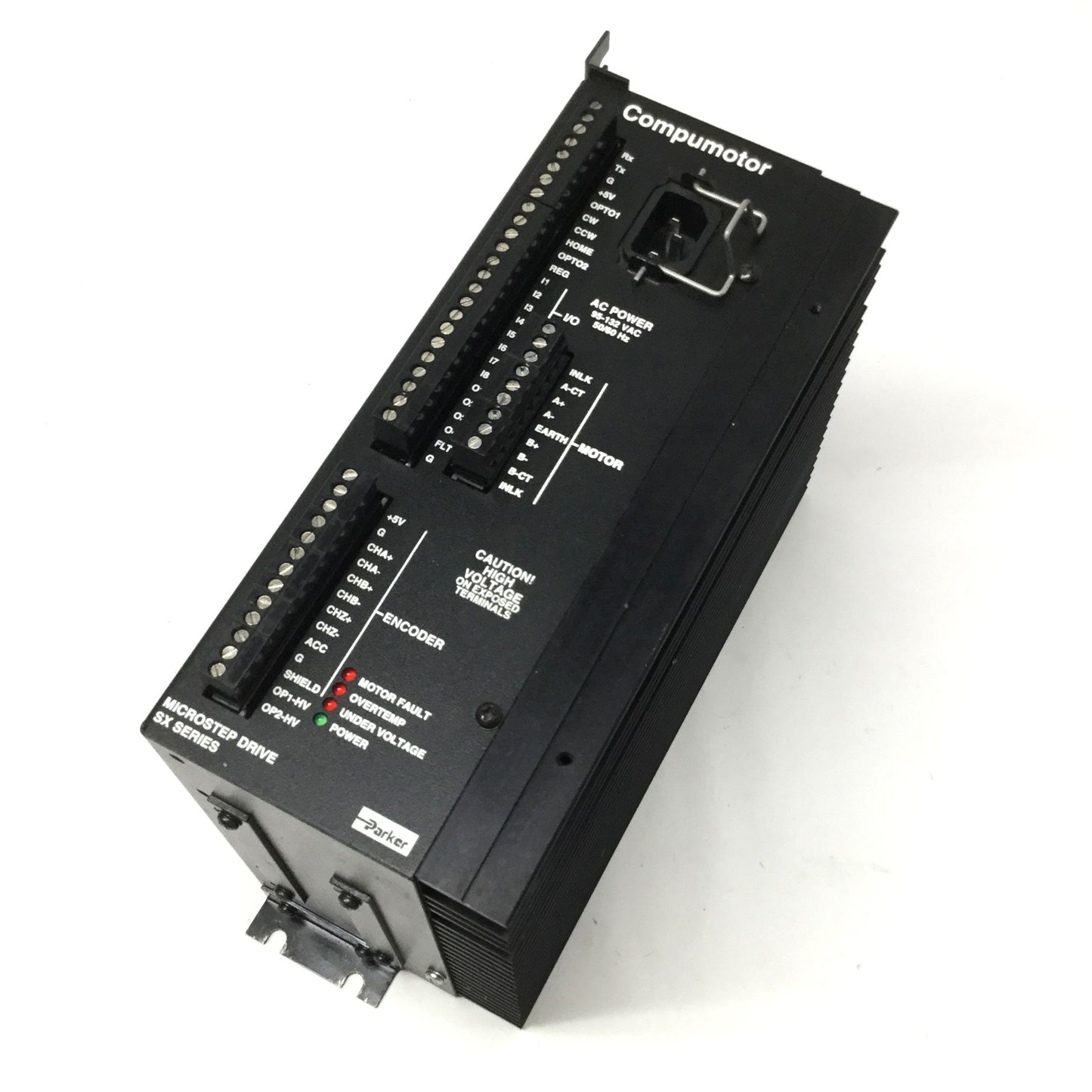Used Parker SX83-93 SX6-DRIVE Compumotor Stepper Motor Drive, 2-Phase Hybrid, 120VAC