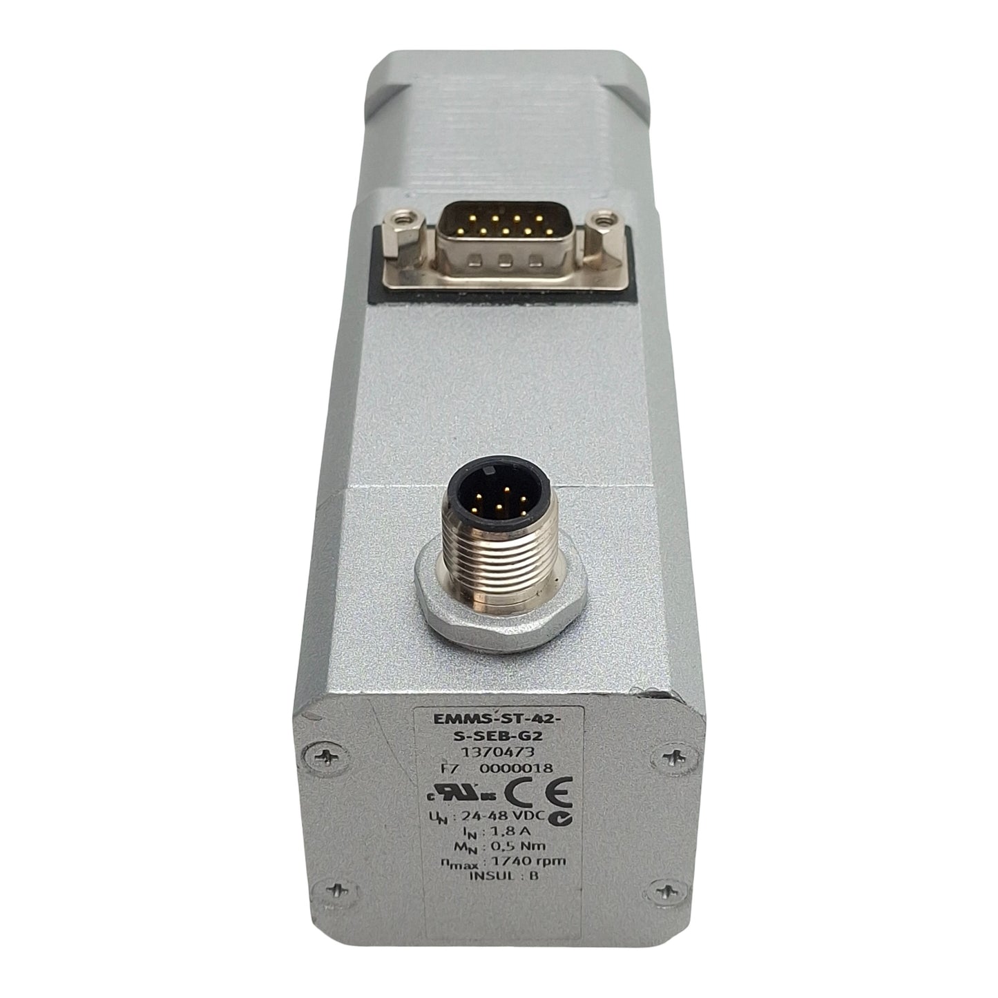Used Festo EMMS-ST-42-S-SEB-G2 Stepper Motor, 2-Phase, 1.8°/Step, ø5mm Shaft, NEMA 17