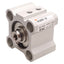 New SMC NCQ2B25-5D Compact Cylinder, ø25mm Bore, 5mm Stroke, 1.0MPa, M5x0.8 Ports