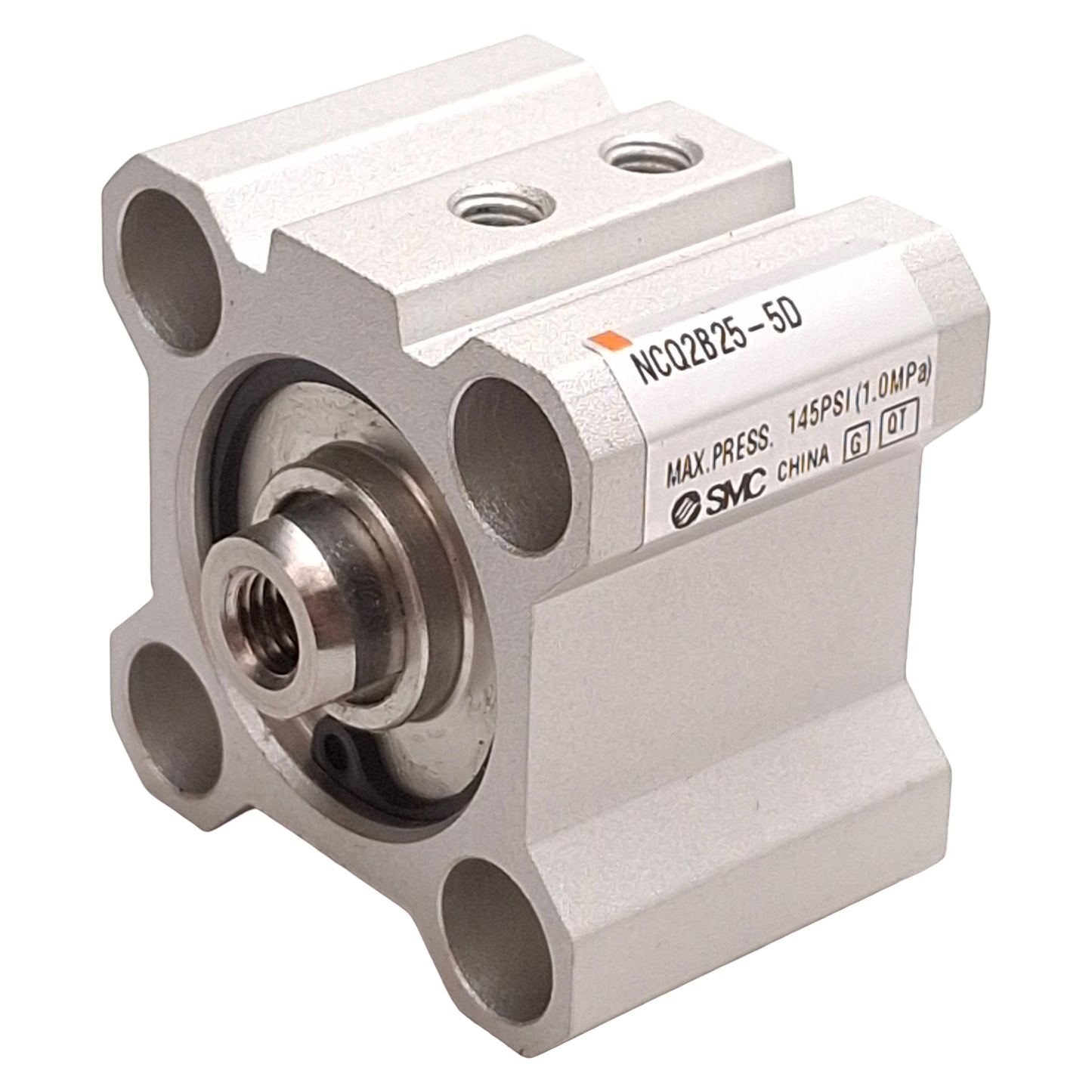 New SMC NCQ2B25-5D Compact Cylinder, ø25mm Bore, 5mm Stroke, 1.0MPa, M5x0.8 Ports