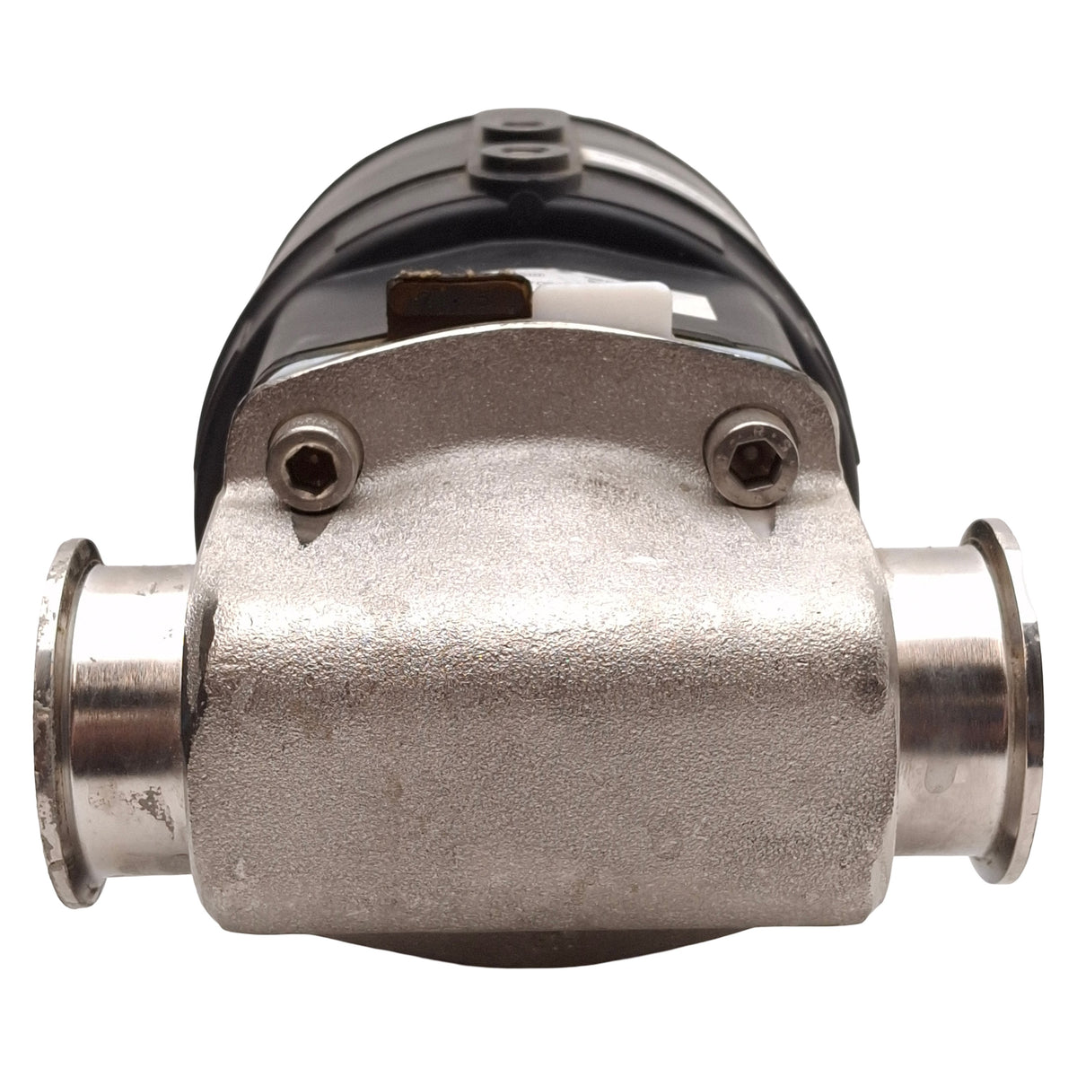 Used Saunders 33750 EC Piston Actuator Valve, Spring-Return, 8 bar, 2" Tri-Clamp