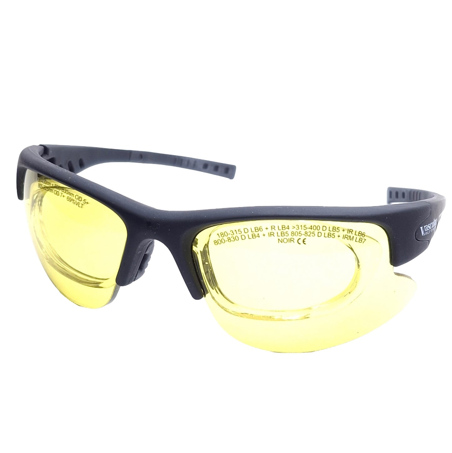 New – Open box NoIR Insight DI8#34 LaserShield Safety Glasses, 800-830nm, 69% Transmission