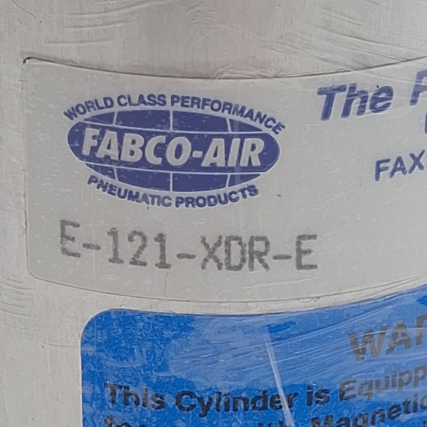 New Fabco-Air E-121-XDR-E Pneumatic Cylinder, ø1-1/8in Bore, 1in Stroke, 1/8in NPT