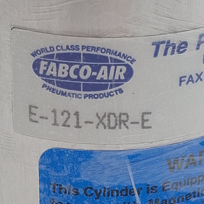 New Fabco-Air E-121-XDR-E Pneumatic Cylinder, ø1-1/8in Bore, 1in Stroke, 1/8in NPT