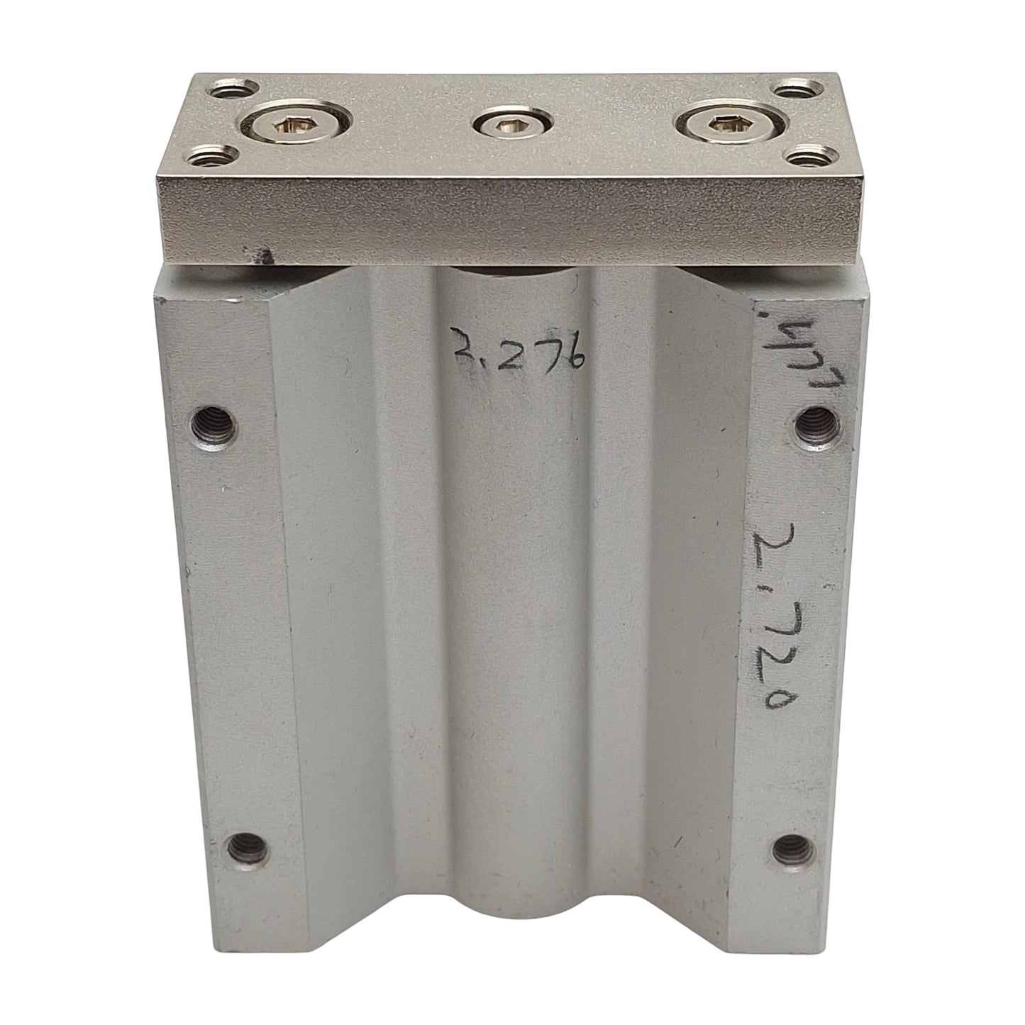 Used SMC MGQM12-40 Compact Guided Cylinder, ø12mm Bore, 40mm Stroke, M5 x 0.8, 1.0MPa